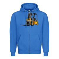 True Royal forklift Zipper Hoodie - Artiststas