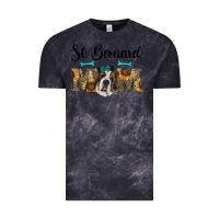 Cloud Black western st. bernard mom Vintage Tee - RanaPortraitStore