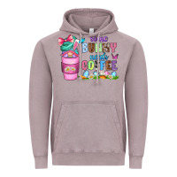 Vintage Zinc some bunny needs coffee with gnomes Vintage Hoodie - Zillion Design Studio