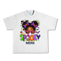 Lunar Rock Spooky Mini Halloween Messy Bun Urban Heavy Tee - texasbilliewilder