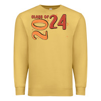 Antique Gold custom class of 2024 name of school font  super sn Premium Sweatshirt - MaliasSmallBusiness