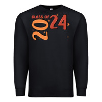 Black custom class of 2024 name of school font  super sn Premium Sweatshirt - MaliasSmallBusiness
