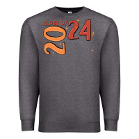 Charcoal Heather custom class of 2024 name of school font  super sn Premium Sweatshirt - MaliasSmallBusiness