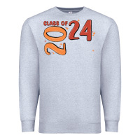 Heather Grey custom class of 2024 name of school font  super sn Premium Sweatshirt - MaliasSmallBusiness