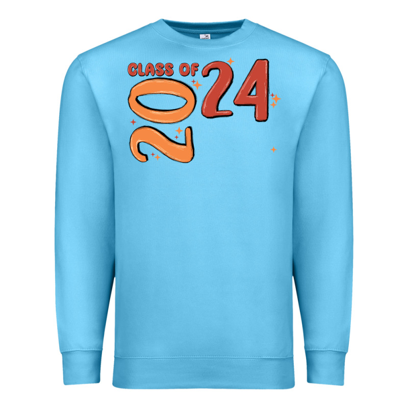 Custom Class Of 2024 Name Of School Font  Super Sn Premium Sweatshirt by MaliasSmallBusiness | Teevron