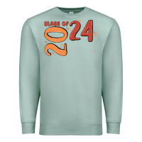 Seafoam custom class of 2024 name of school font  super sn Premium Sweatshirt - MaliasSmallBusiness