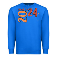 True Royal custom class of 2024 name of school font  super sn Premium Sweatshirt - MaliasSmallBusiness