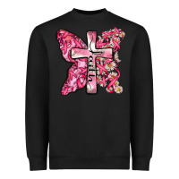 Black faith cancer cross Heavyweight Sweatshirt - Zillion Design Studio