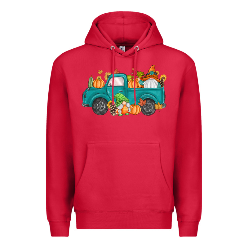 Fall Gnomes Truck Premium Hoodie by MaliasSmallBusiness | Teevron