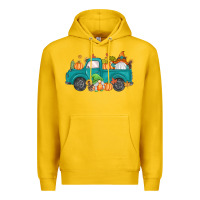 Lemon fall gnomes truck Premium Hoodie - MaliasSmallBusiness
