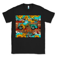 Black western farm life truck sunflowers  mousepad Classic Tee - HRA Design Shop