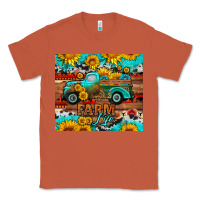 Copper western farm life truck sunflowers  mousepad Classic Tee - HRA Design Shop