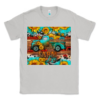 Moon Dust western farm life truck sunflowers  mousepad Classic Tee - HRA Design Shop