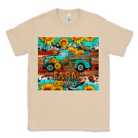Mushroom western farm life truck sunflowers  mousepad Classic Tee - HRA Design Shop