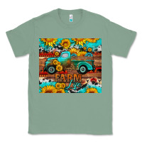 Sage western farm life truck sunflowers  mousepad Classic Tee - HRA Design Shop