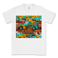 White western farm life truck sunflowers  mousepad Classic Tee - HRA Design Shop