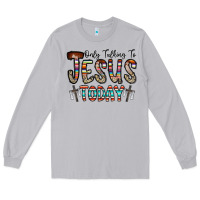 Moon Dust only talking jesus today Long Sleeve Tee - CowhideDigitalArt