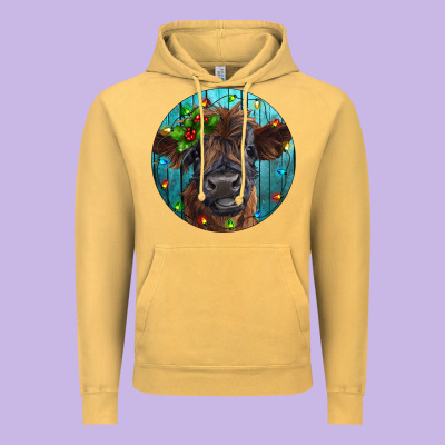 Vintage Hoodie Calf Christmas
