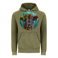 Vintage Olive Calf Christmas Vintage Hoodie - RanaPortraitStore