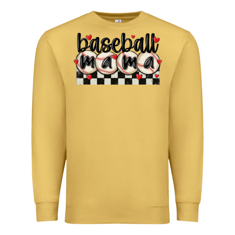 Baseball Mama Premium Sweatshirt by MaliasSmallBusiness | Teevron