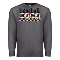 Charcoal Heather baseball mama Premium Sweatshirt - MaliasSmallBusiness