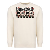 Sandshell baseball mama Premium Sweatshirt - MaliasSmallBusiness