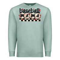 Seafoam baseball mama Premium Sweatshirt - MaliasSmallBusiness