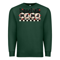 Sports Green baseball mama Premium Sweatshirt - MaliasSmallBusiness