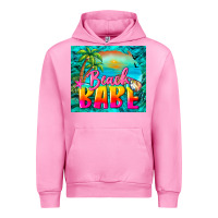 Fuchsia Pink beach babe Urban Hoodie - BarkalooDesign