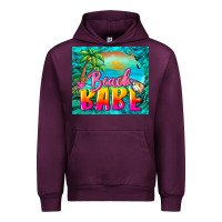 Mauve Wine beach babe Urban Hoodie - BarkalooDesign