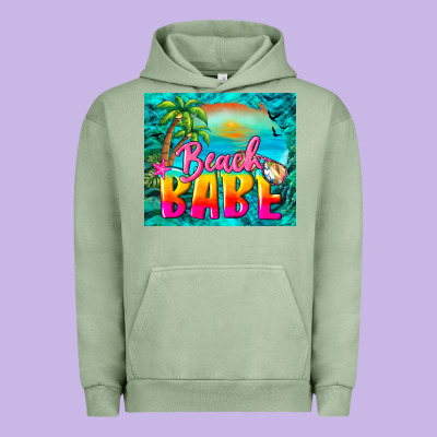 Beach Babe Urban Hoodie Designed By Barkaloodesign