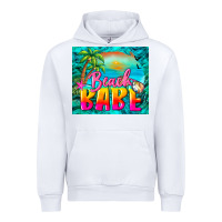 White beach babe Urban Hoodie - BarkalooDesign