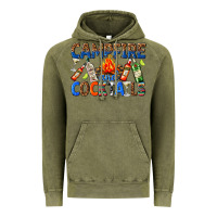 Vintage Olive campfire and cocktails Vintage Hoodie - texasbilliewilder