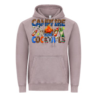 Vintage Zinc campfire and cocktails Vintage Hoodie - texasbilliewilder