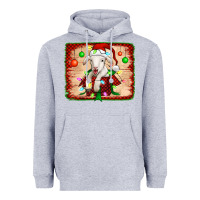 Heather Grey christmas lamb Heavyweight Hoodie - Jasminsmagicworld
