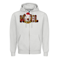 Dove Grey noel Zipper Hoodie - JahusDesignShop
