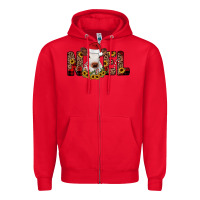 Red noel Zipper Hoodie - JahusDesignShop