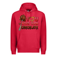 Cardinal i love you more than chocolate Premium Hoodie - AdoDesignShop