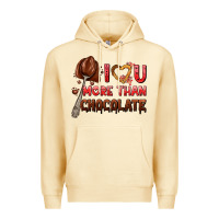 Pina Colada i love you more than chocolate Premium Hoodie - AdoDesignShop