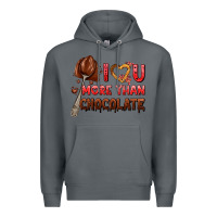 Rock i love you more than chocolate Premium Hoodie - AdoDesignShop