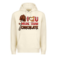 Sandshell i love you more than chocolate Premium Hoodie - AdoDesignShop