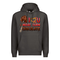 Smoke i love you more than chocolate Premium Hoodie - AdoDesignShop
