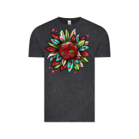Vintage Black Cherry sunflower Vintage Tee - texasbilliewilder