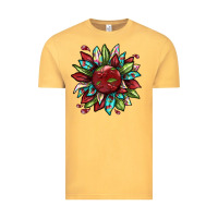 Vintage Mustard Cherry sunflower Vintage Tee - texasbilliewilder