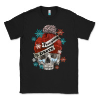 Black freezing to death skull Classic Tee - FaDigitalArtStudio