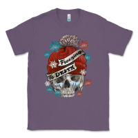 Lavender freezing to death skull Classic Tee - FaDigitalArtStudio