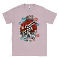 Lilac freezing to death skull Classic Tee - FaDigitalArtStudio
