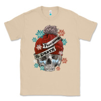 Mushroom freezing to death skull Classic Tee - FaDigitalArtStudio