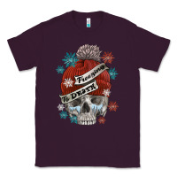 Plum freezing to death skull Classic Tee - FaDigitalArtStudio