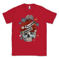 Red freezing to death skull Classic Tee - FaDigitalArtStudio